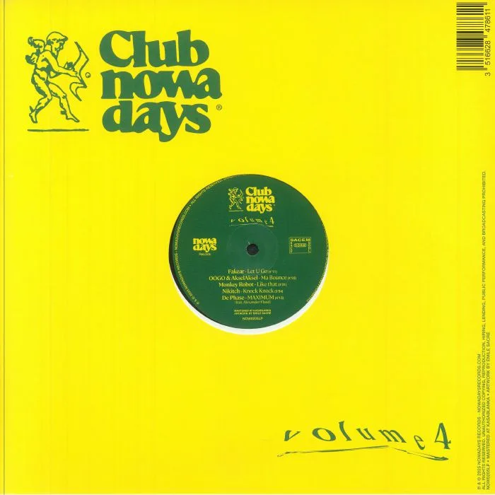 Back cover — VARIOUS — Club Nowadays Vol 3 & 4