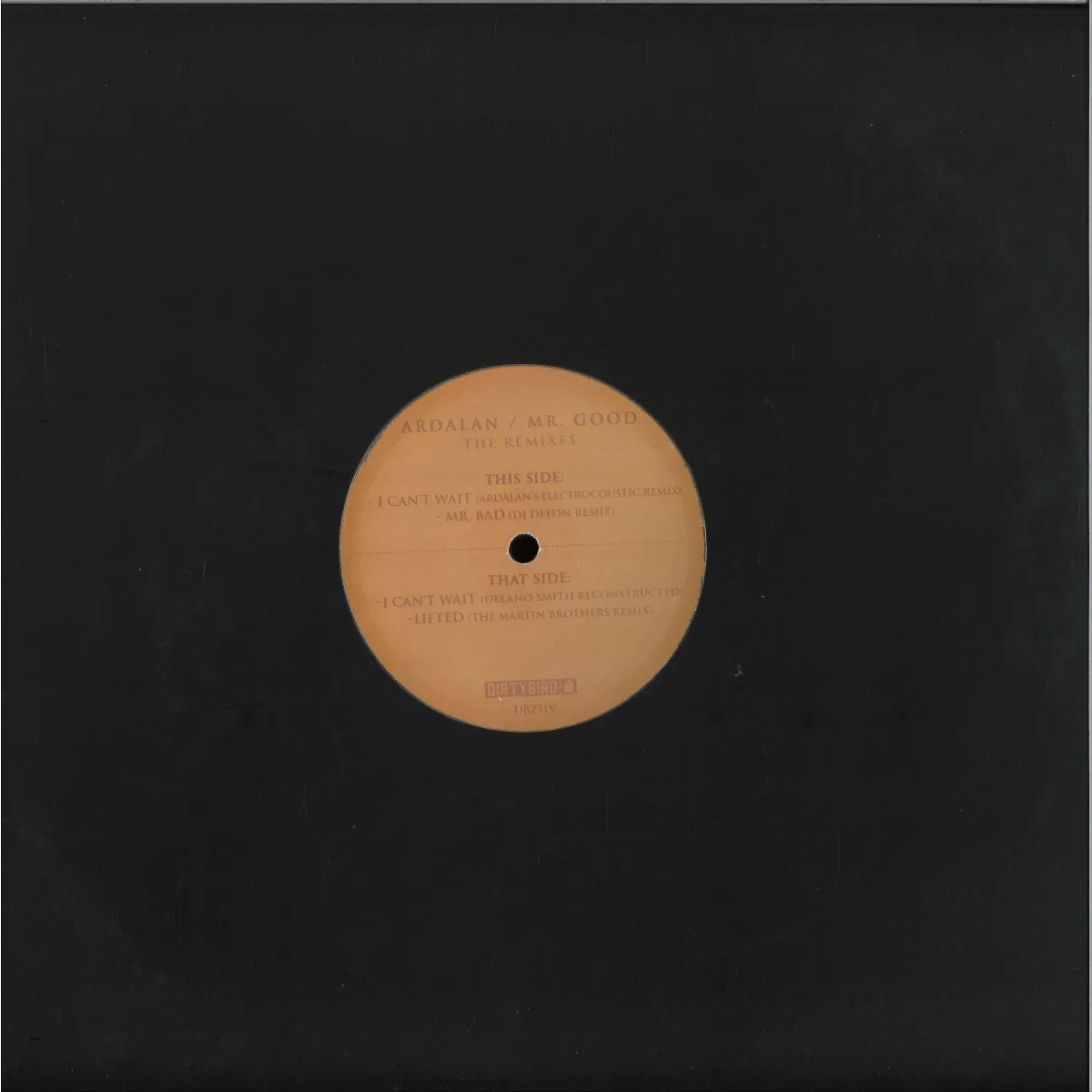 Back cover — Ardalan — Mr. Good (The Remixes)