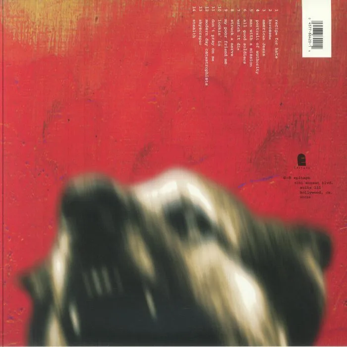 Back cover — BAD RELIGION — Recipe For Hate (30th Anniversary Edition)