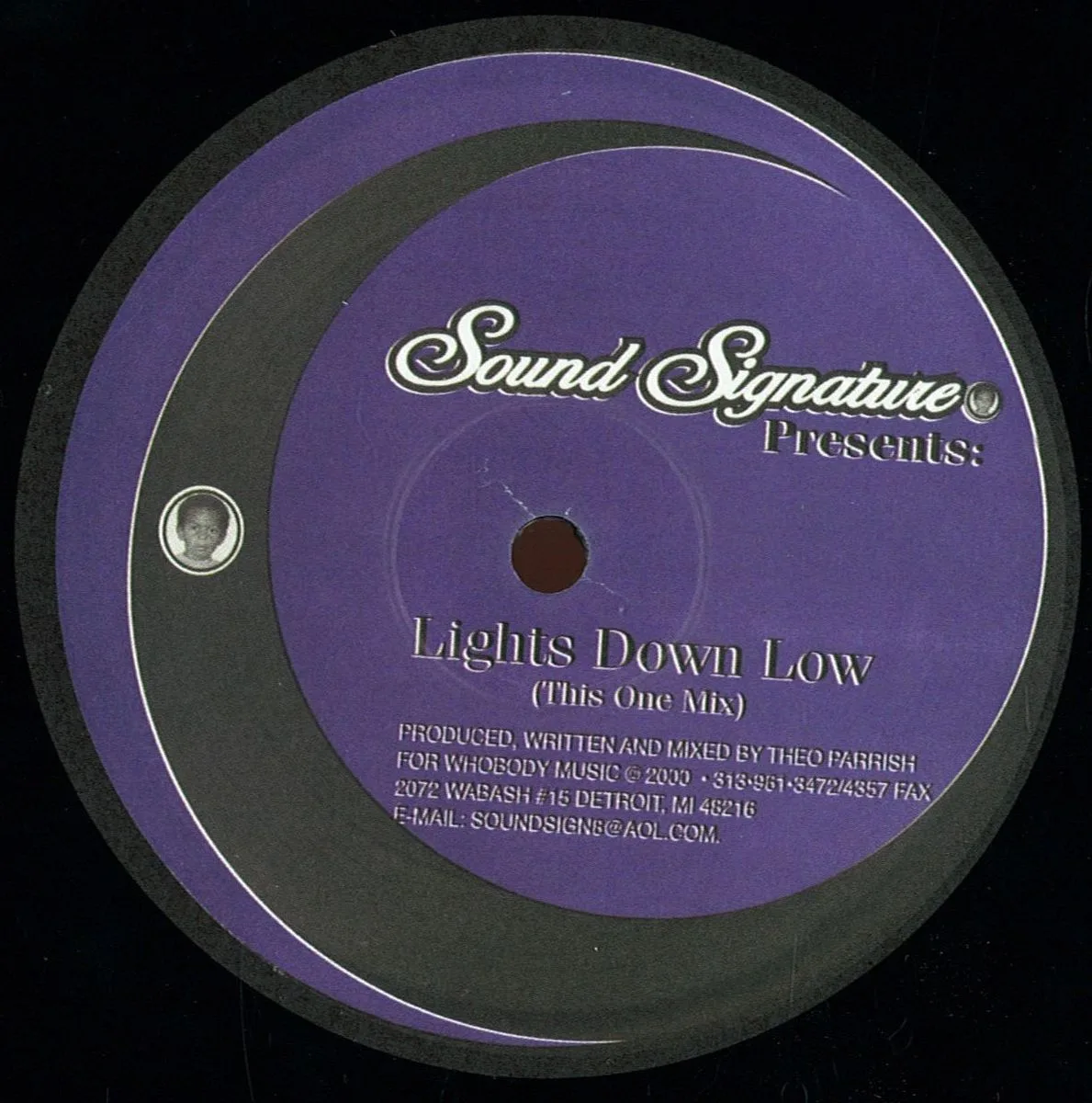 Лицевая сторона обложки — Theo Parrish — Lights Down Low