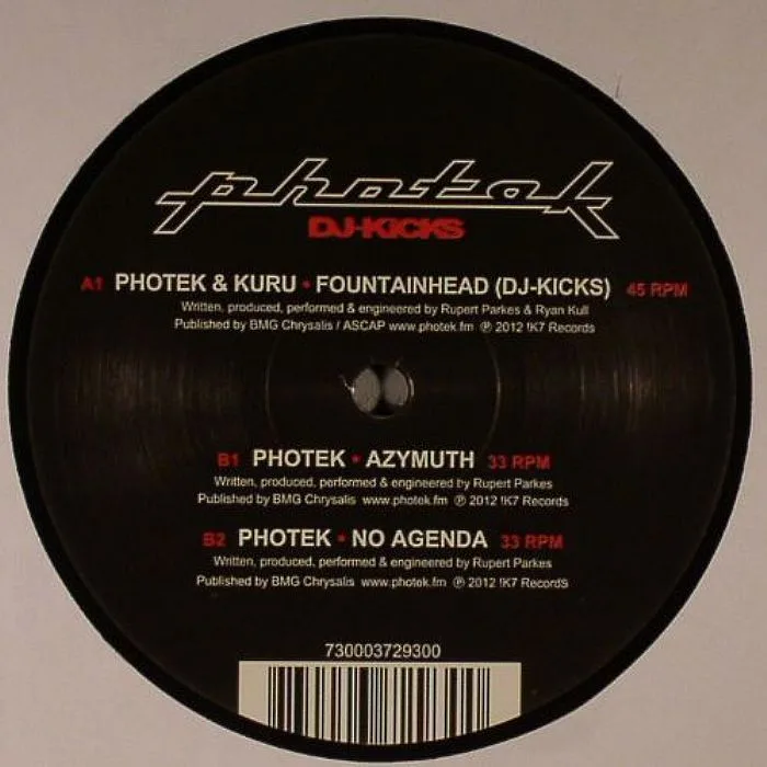 Обратная сторона обложки — PHOTEK / KURU — Fountainhead (DJ Kicks)