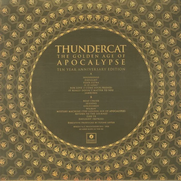 Обратная сторона обложки — THUNDERCAT — The Golden Age Of Apocalypse (10th Anniversary Edition) (Record Store Day Black Friday 2021)