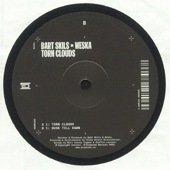 Back cover — Bart SKILS / WESKA — Torn Clouds