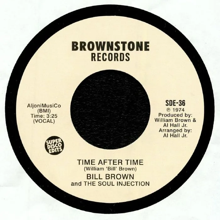 Front cover — Bill BROWN / THE SOUL INJECTION — Time After Time