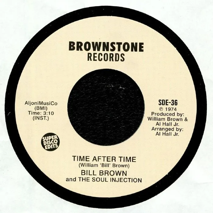 Back cover — Bill BROWN / THE SOUL INJECTION — Time After Time