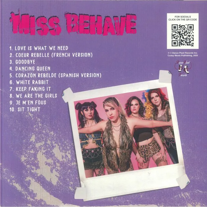 Обратная сторона обложки — BAD SKIN — Miss Behave