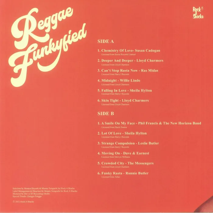 Back cover — VARIOUS — Reggae Funkyfied