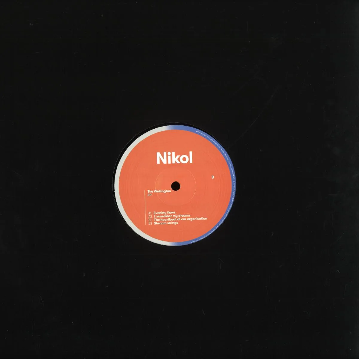 Обратная сторона обложки — Nikol — The Wellington EP