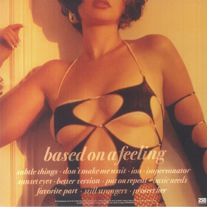 Обратная сторона обложки — Sabrina CLAUDIO — Based On A Feeling