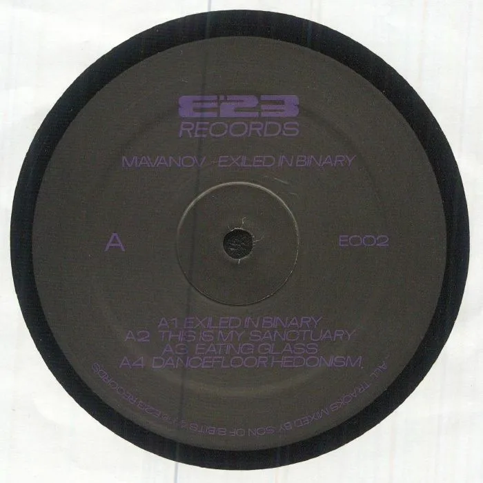 Front cover — MAVANOV — Exiled In Binary