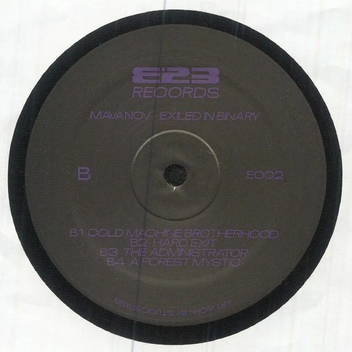 Back cover — MAVANOV — Exiled In Binary