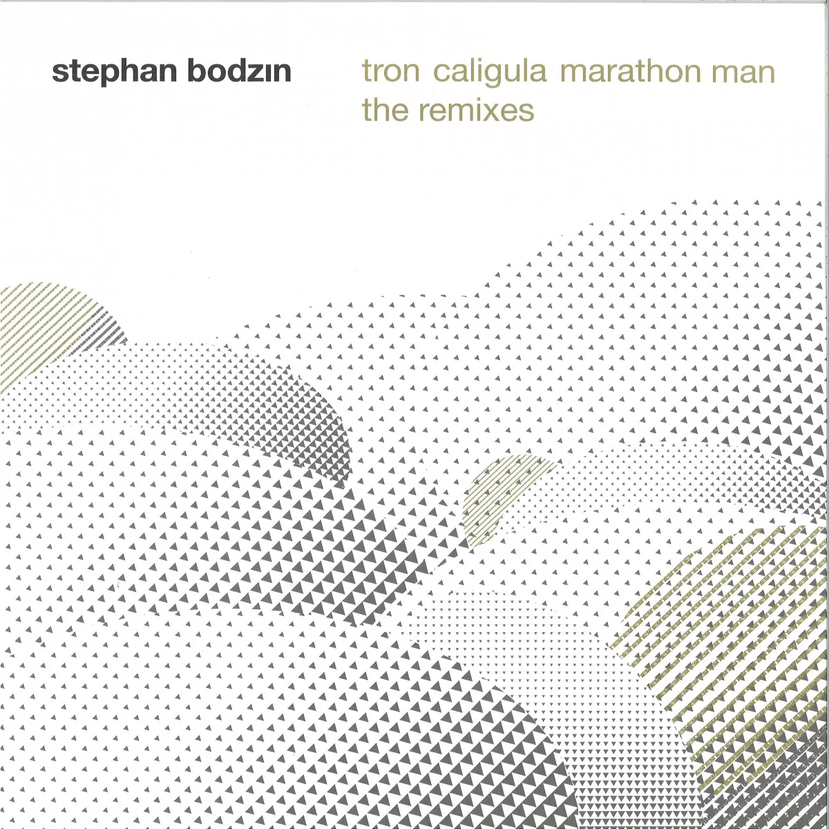 Лицевая сторона обложки — Stephan Bodzin — Tron Caligula Marathon Man Remixes 2x12"