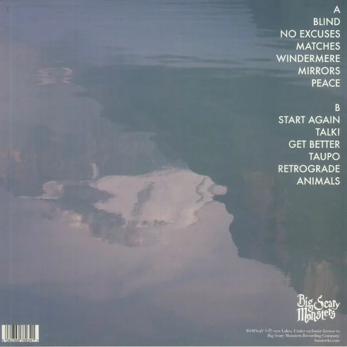 Back cover — LAKES — Start Again