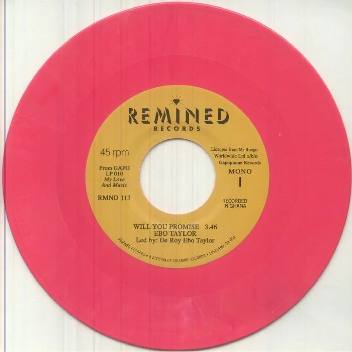 Обратная сторона обложки — Ebo TAYLOR — Will You Promise (mono)