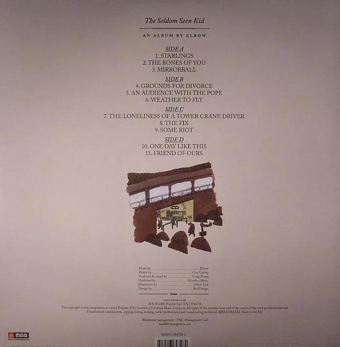 Back cover — ELBOW — The Seldom Seen Kid
