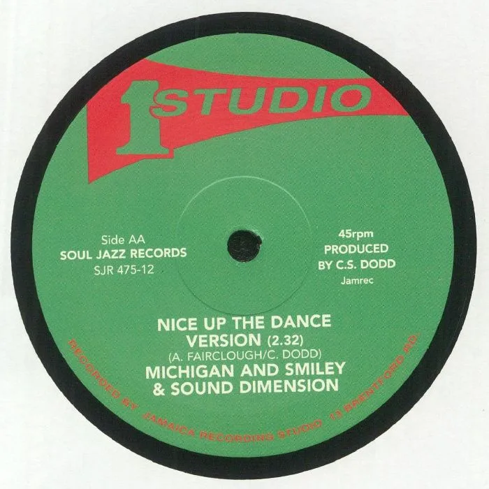 Обратная сторона обложки — MICHIGAN & SMILEY — Nice Up The Dance
