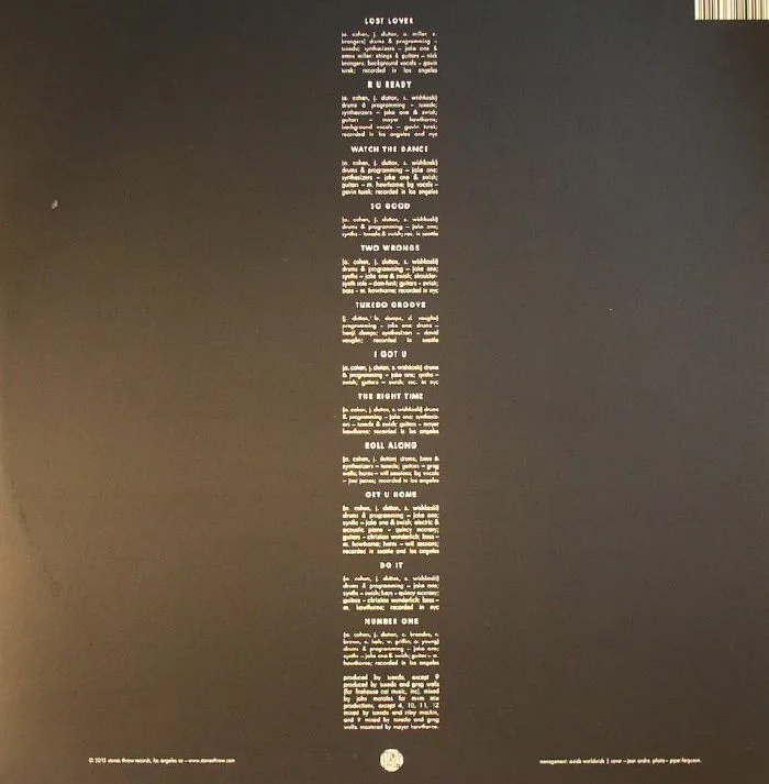 Back cover — TUXEDO — Tuxedo
