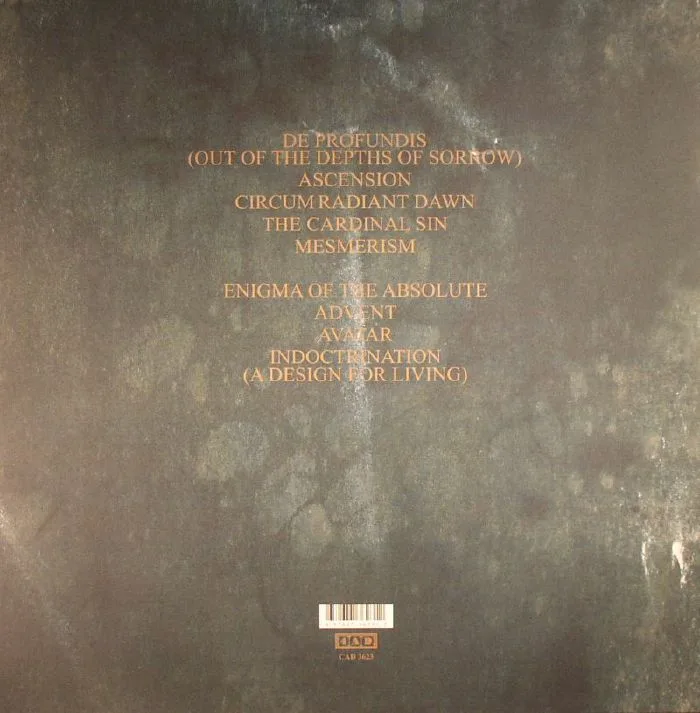 Обратная сторона обложки — DEAD CAN DANCE — Spleen & Ideal (remastered)