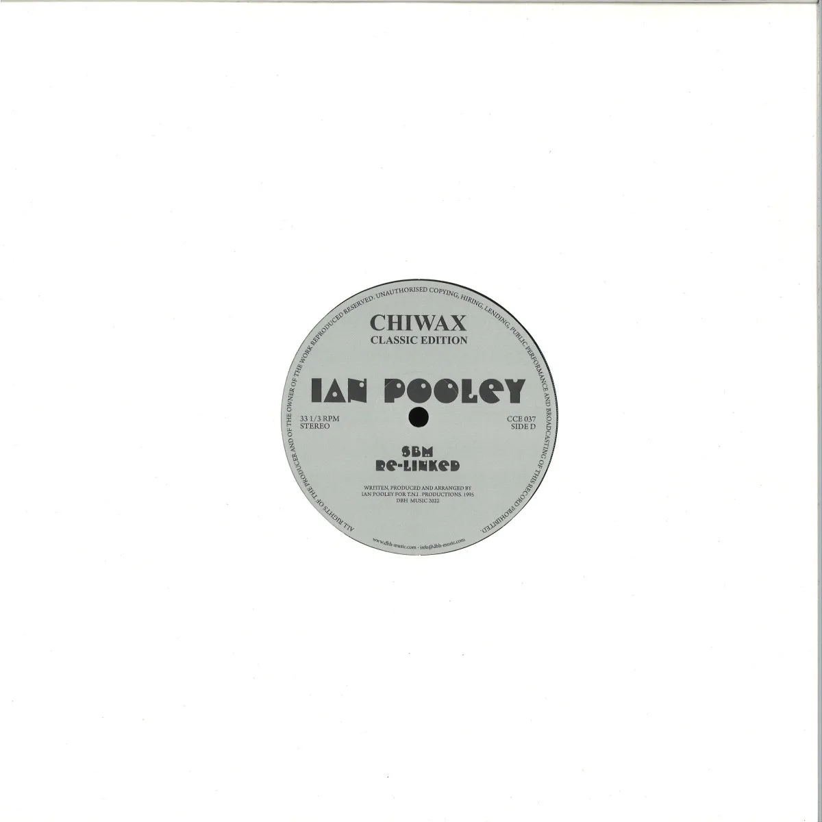 Back cover — Ian Pooley — Relations 2x12"