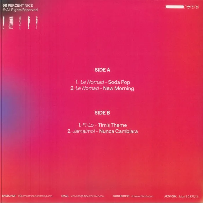 Back cover — LE NOMAD / FI LO / JAMAIMOI — 99PN 001