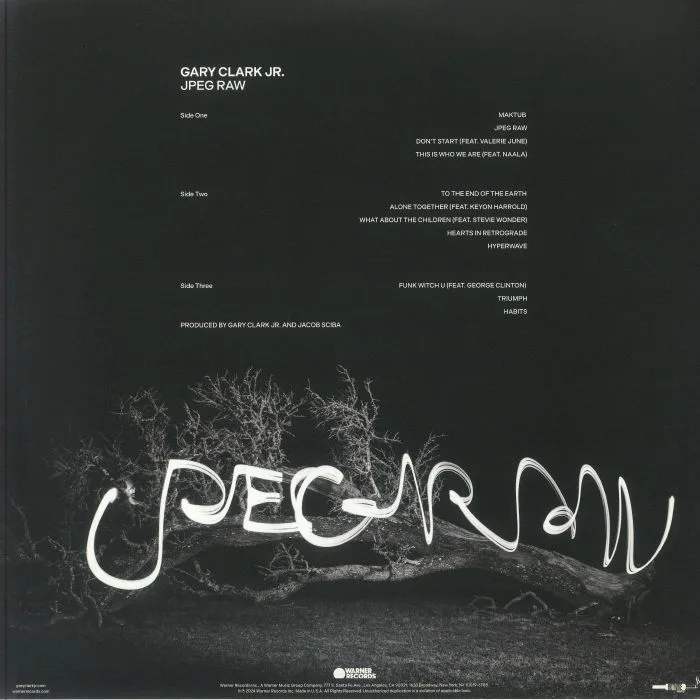 Back cover — Gary CLARK JR — JPEG Raw (Lone Star Version)