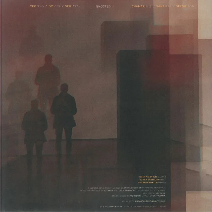 Обратная сторона обложки — Oren AMBARCHI / FREDRIK RASTEN / JOHAN BERTHLING / ANDREAS WERLIIN — Ghosted III