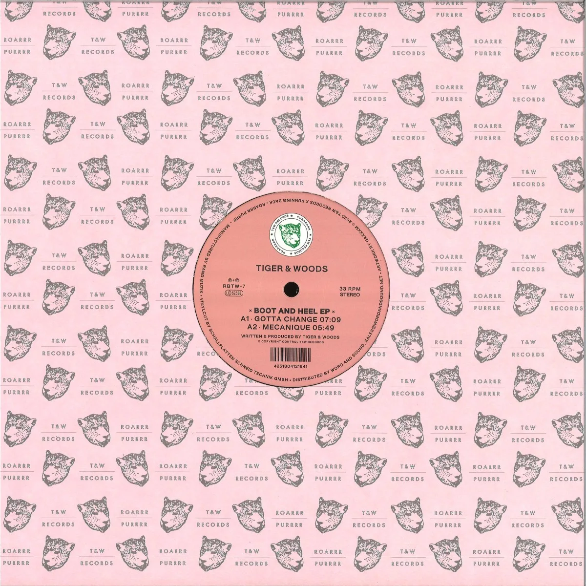 Tiger&Woods — Boot & Heel EP