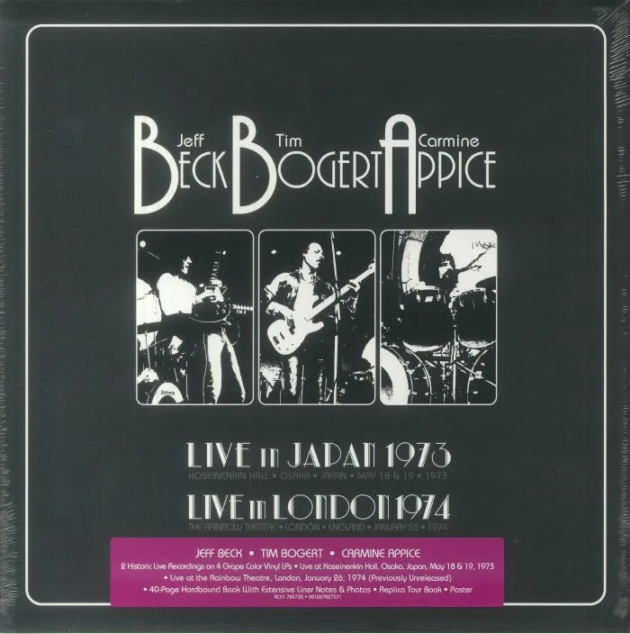 Jeff BECK / TIM BOGERT / CARMINE APPICE — Live In Japan 1973 & Live In London 1974