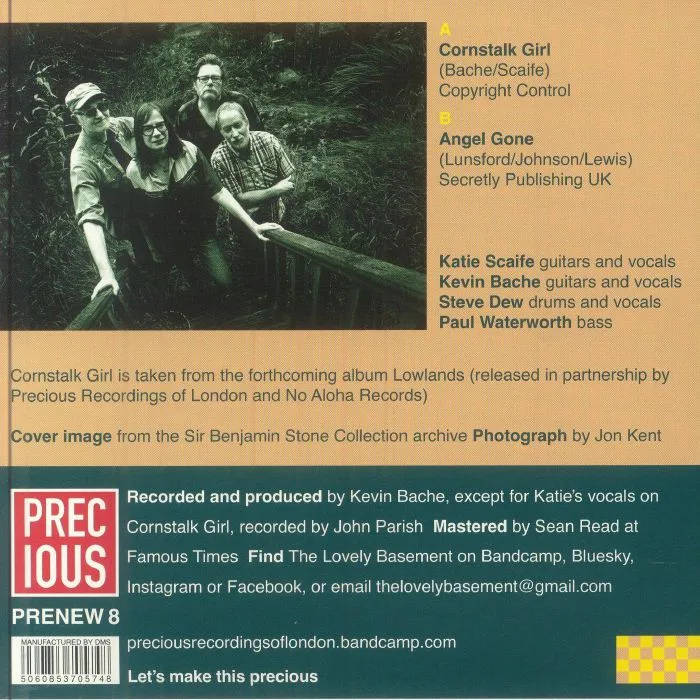Back cover — The LOVELY BASEMENT — Cornstalk Girl