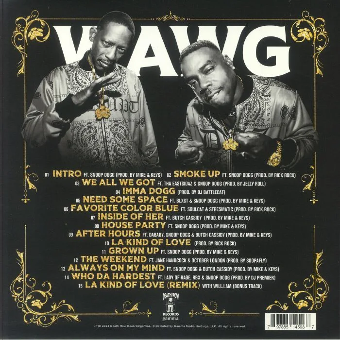 Обратная сторона обложки — THA DOGG POUND — WAWG (We All We Got)