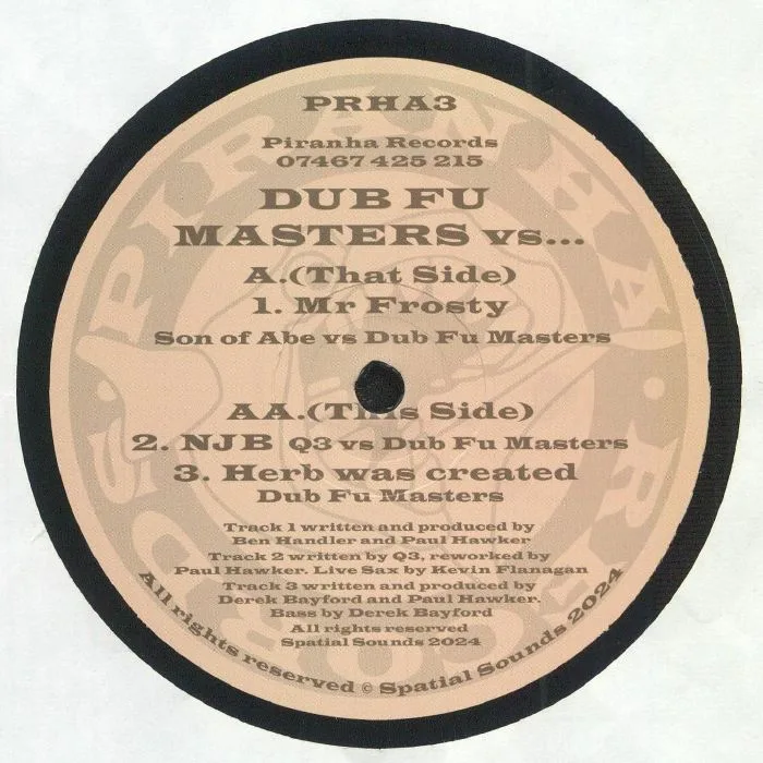 Лицевая сторона обложки — DUB FU MASTERS — PRH 003