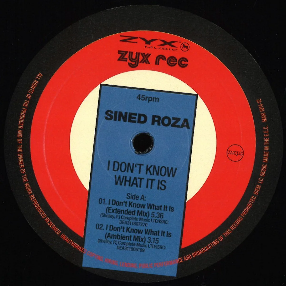 Sined Roza — I Don't Know What It Is