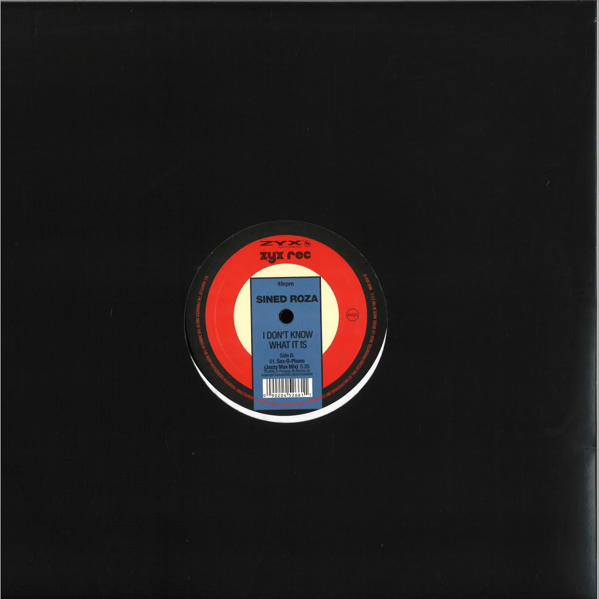 Back cover — Sined Roza — I Don't Know What It Is