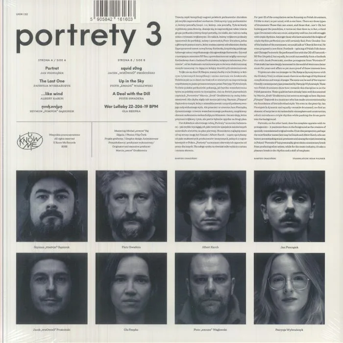Обратная сторона обложки — VARIOUS — Portrety 3