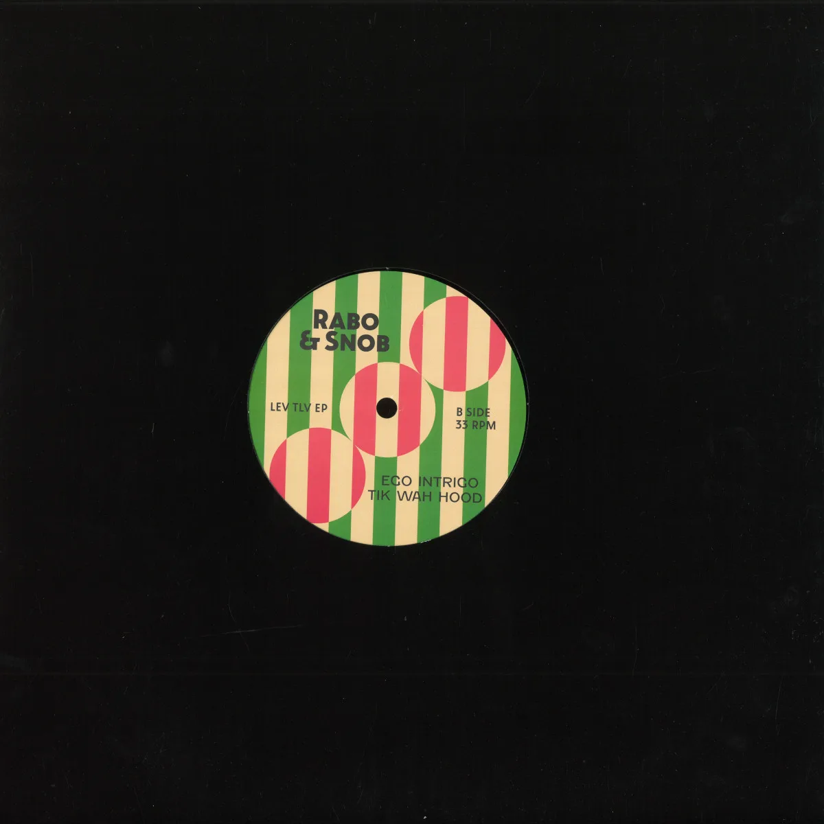 Back cover — Rabo&Snob — LEV TLV EP