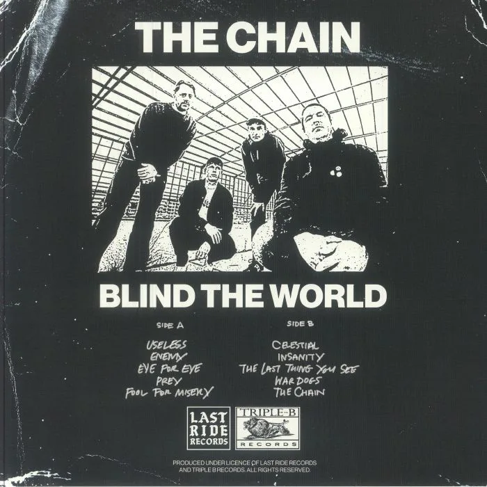 Back cover — The CHAIN — Blind The World