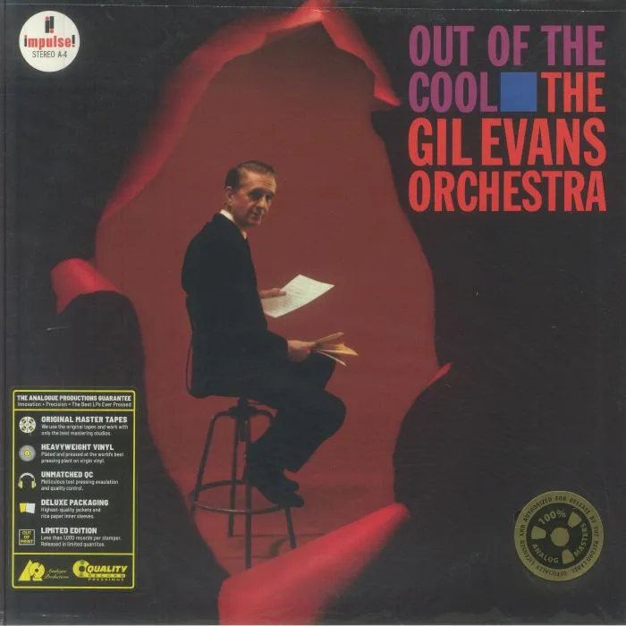 Front cover — The GIL EVANS ORCHESTRA — Out Of The Cool (remastered)