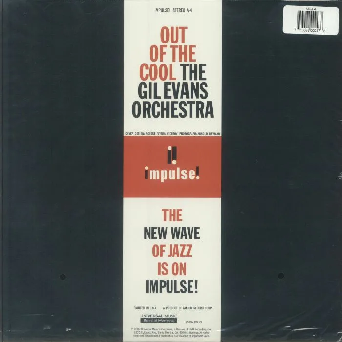 Back cover — The GIL EVANS ORCHESTRA — Out Of The Cool (remastered)