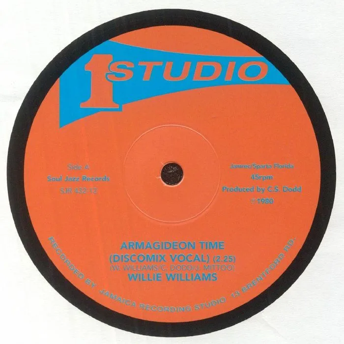 Willie WILLIAMS — Armagideon Time (reissue)