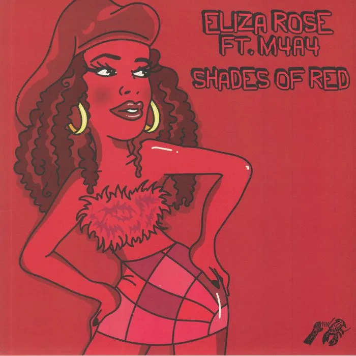 Лицевая сторона обложки — Eliza ROSE feat M4A4 — Shades Of Red