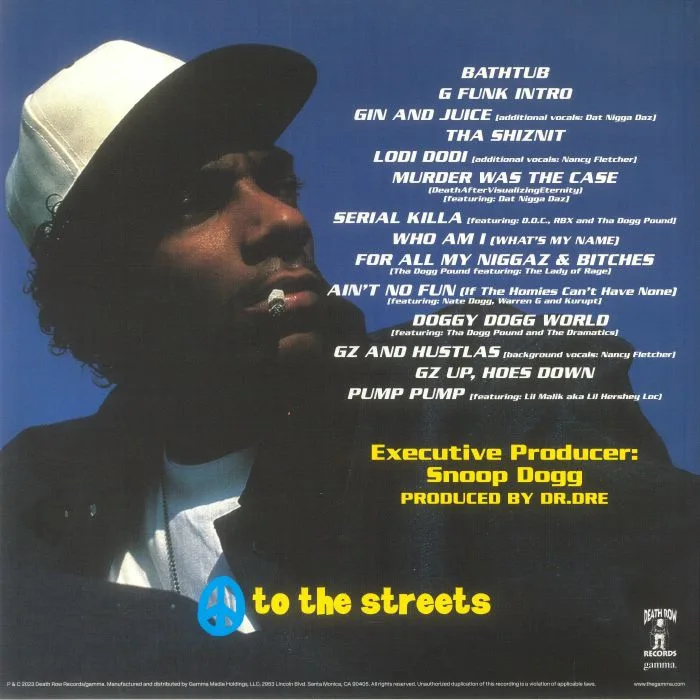 Обратная сторона обложки — SNOOP DOGGY DOGG — Doggystyle (30th Anniversary Edition)