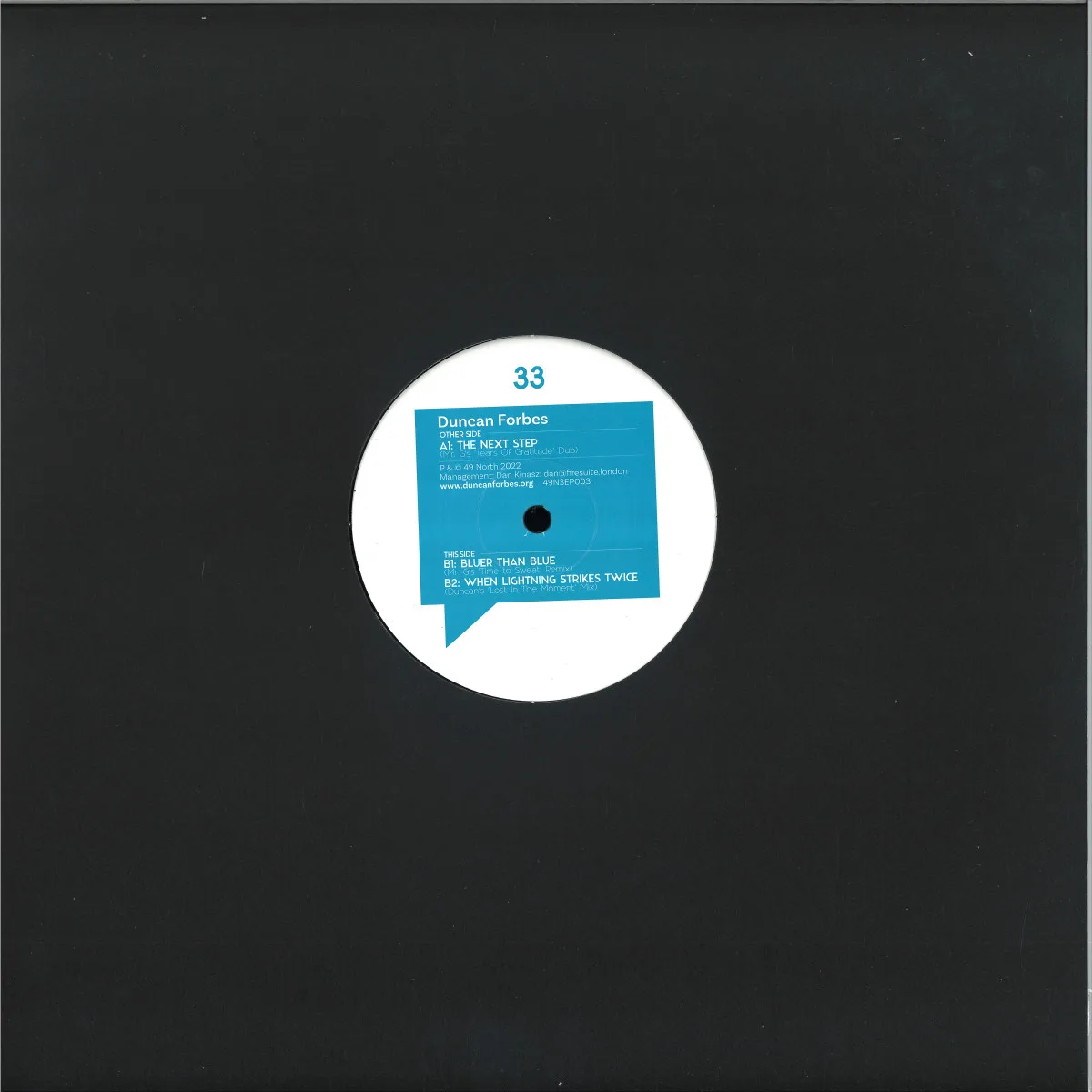 Обратная сторона обложки — Duncan Forbes — Phase 1: Distilled & Amplified - Vinyl Sampler 3