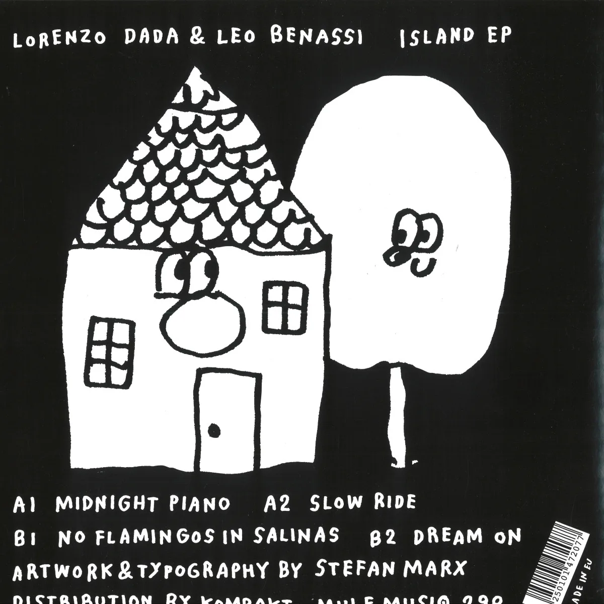 Обратная сторона обложки — Lorenzo Dada/Leo Benassi — Island EP