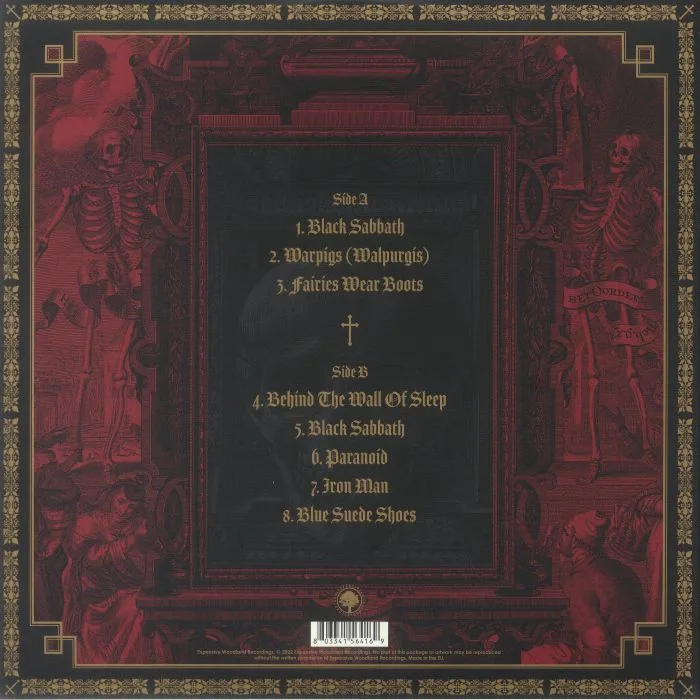 Back cover — BLACK SABBATH — On Air 1970