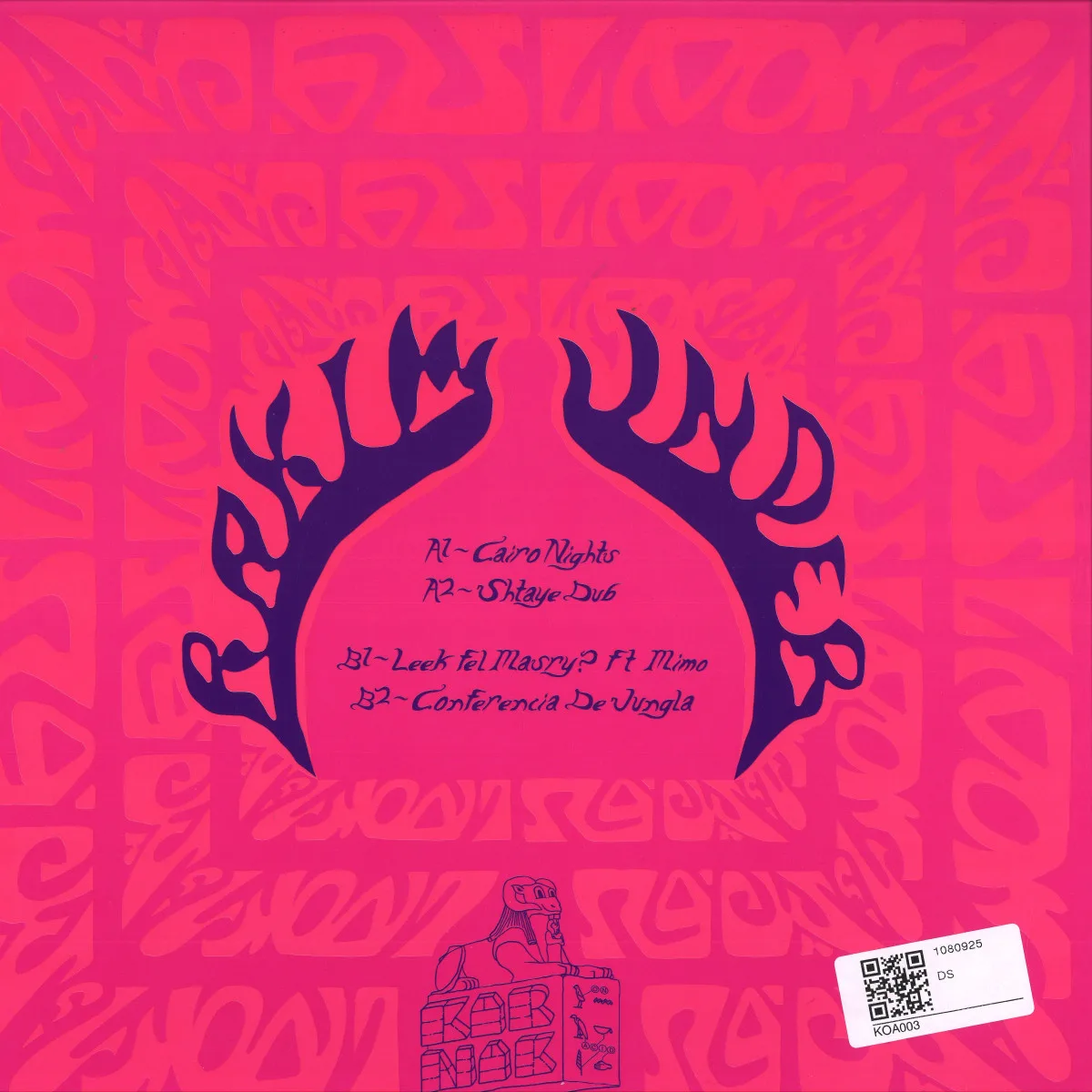 Back cover — Rakim Under — Leek Fel Masry?