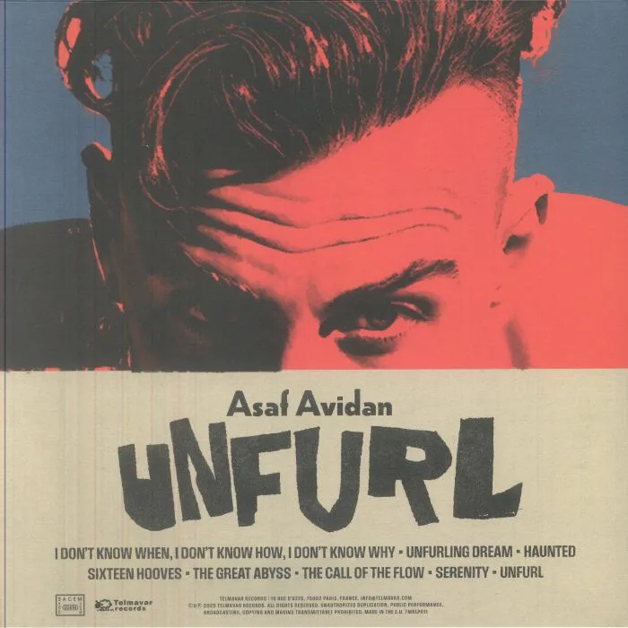 Back cover — Asaf AVIDAN — Unfurl