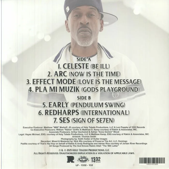 Обратная сторона обложки — RAKIM — Gods Network: Rebirth: The Instrumental LP