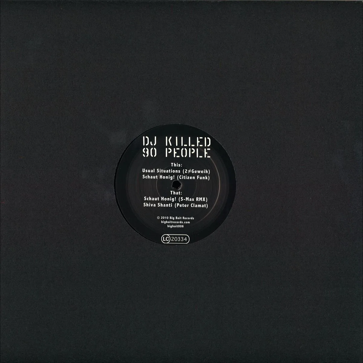 Back cover — S-Max,Peter Clamat,Citizen Funk,2 = Geweih — Dj Killed 90 People