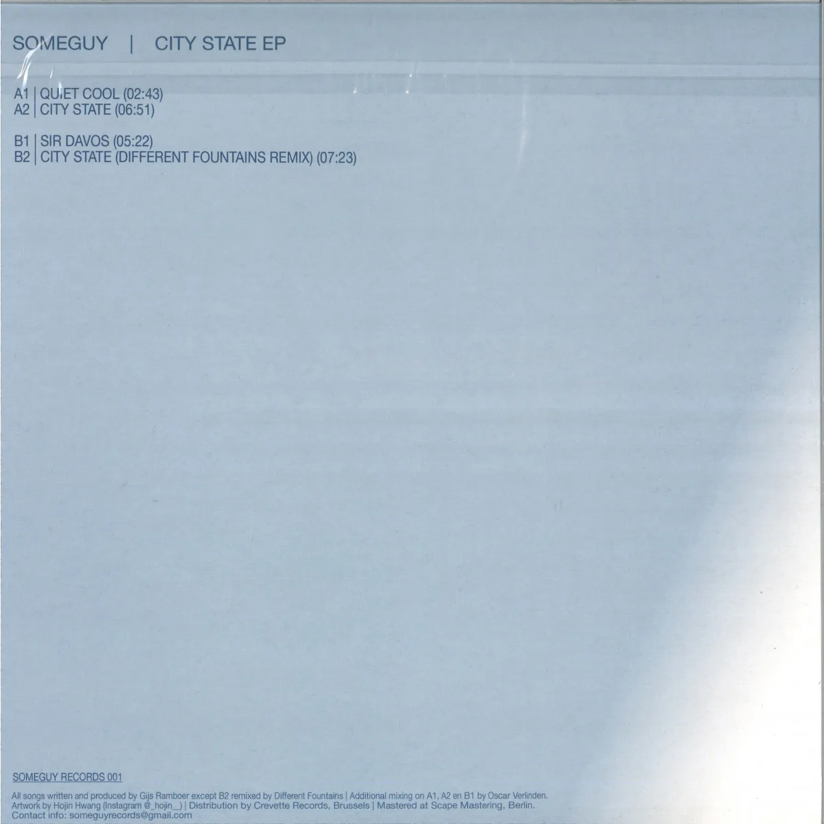 Обратная сторона обложки — Someguy — City State