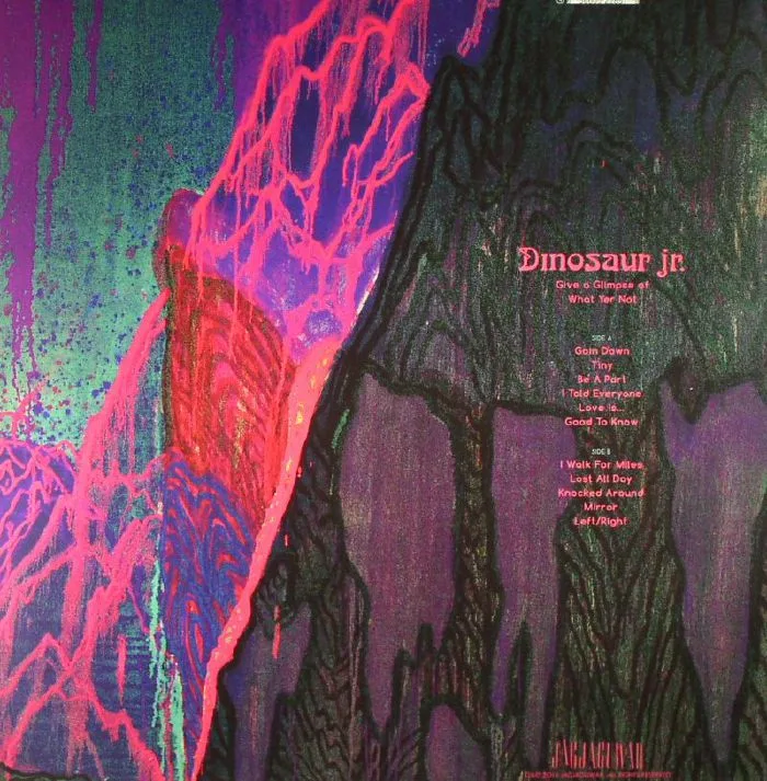 Back cover — DINOSAUR JR — Give A Glimpse Of What Yer Not